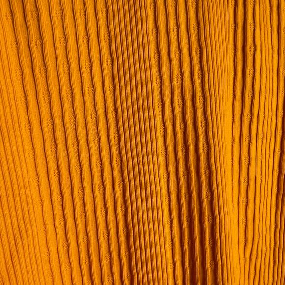 L*Space Pointelle Rib Cha Cha One Piece Orange Swimsuit Size 8 - Picture 8 of 8